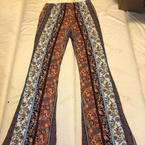 Bohemian stretchy pants
